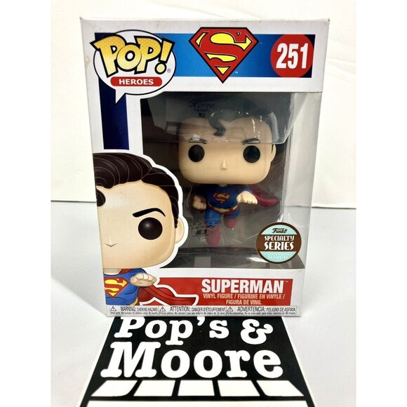 Funko Pop! Superman 251 Specialty Series Vinyl Figure With Protector - Picture 2 of 16